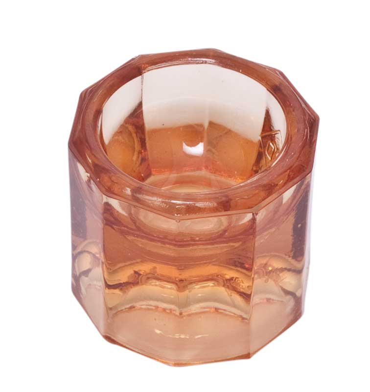 Medikamenten-Schälchen Dappenglas, topas, Ø 32 mm